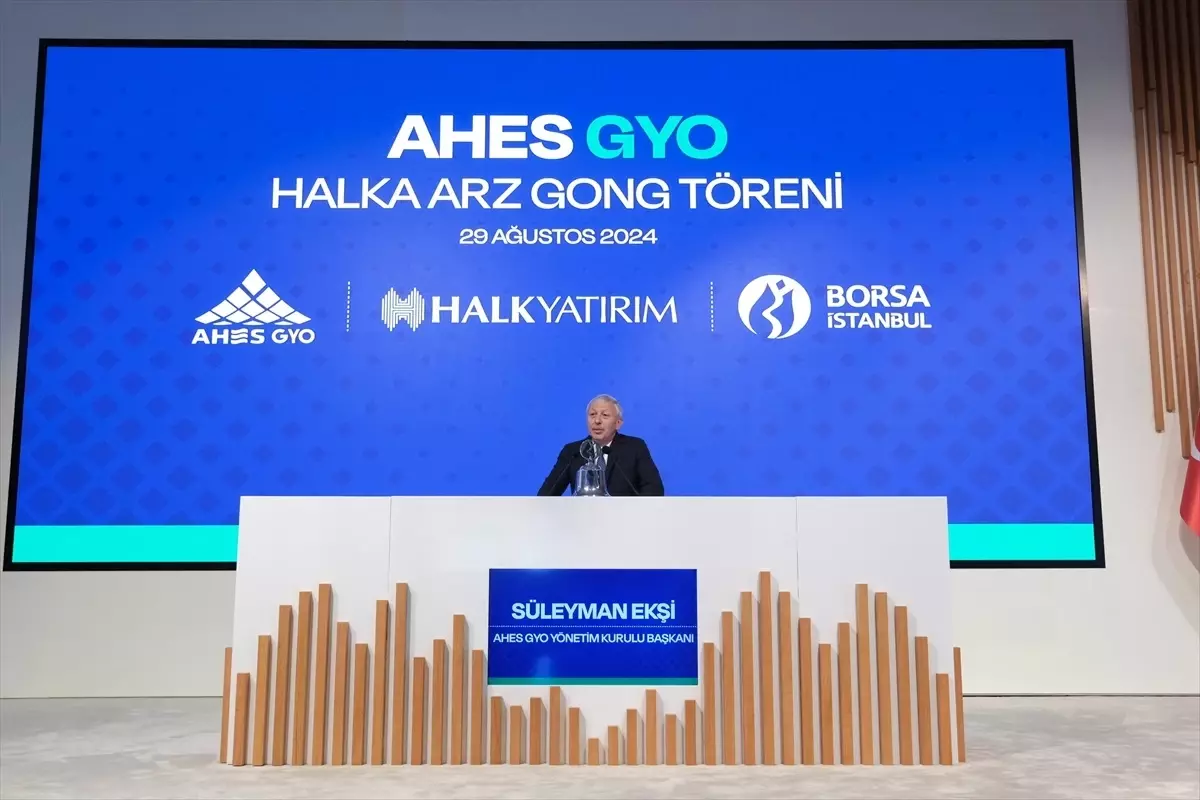 AHES GYO Borsa İstanbul\'da işlem görmeye başladı