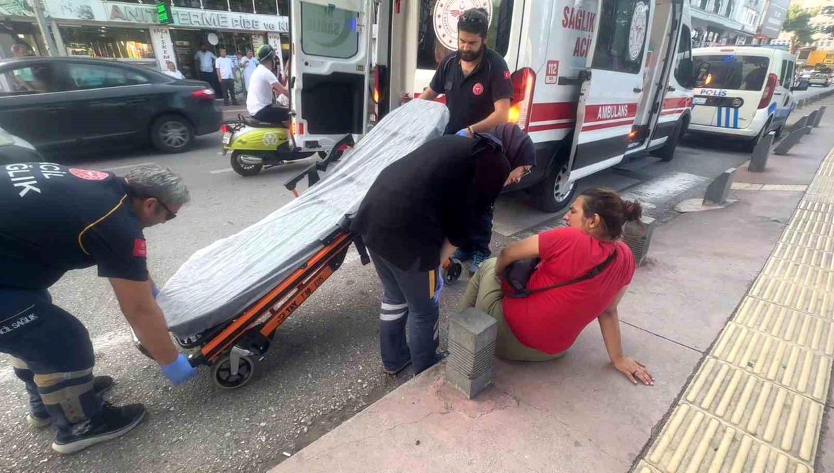 Samsun\'da Cadde Ortasında Doğum Sancısı