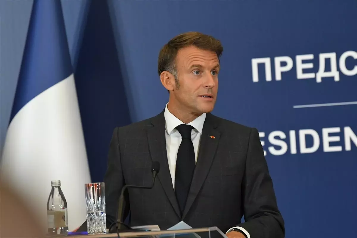 Fransa Cumhurbaşkanı Macron: Sırbistan\'ın yeri kesinlikle AB\'dir