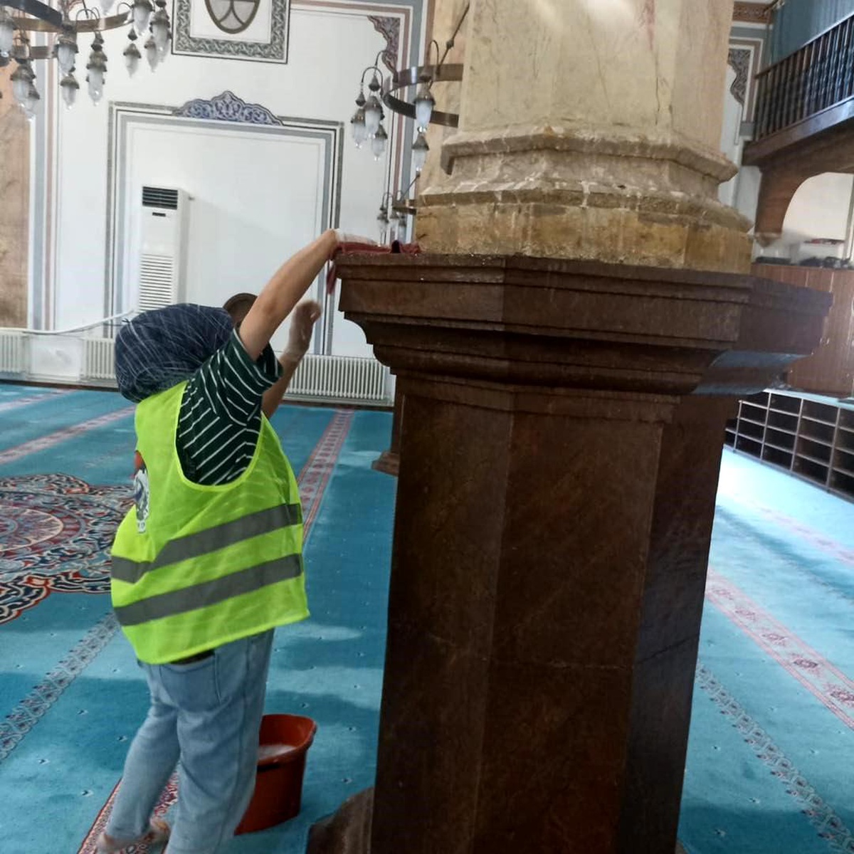 Söğüt\'teki ibadet alanlarında temizlik çalışmaları tamamlandı