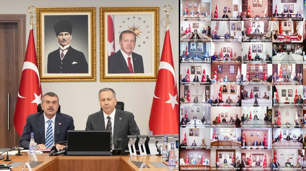 İçişleri ve Milli Eğitim Bakanları, yeni eğitim öğretim yılı için toplantı yaptı