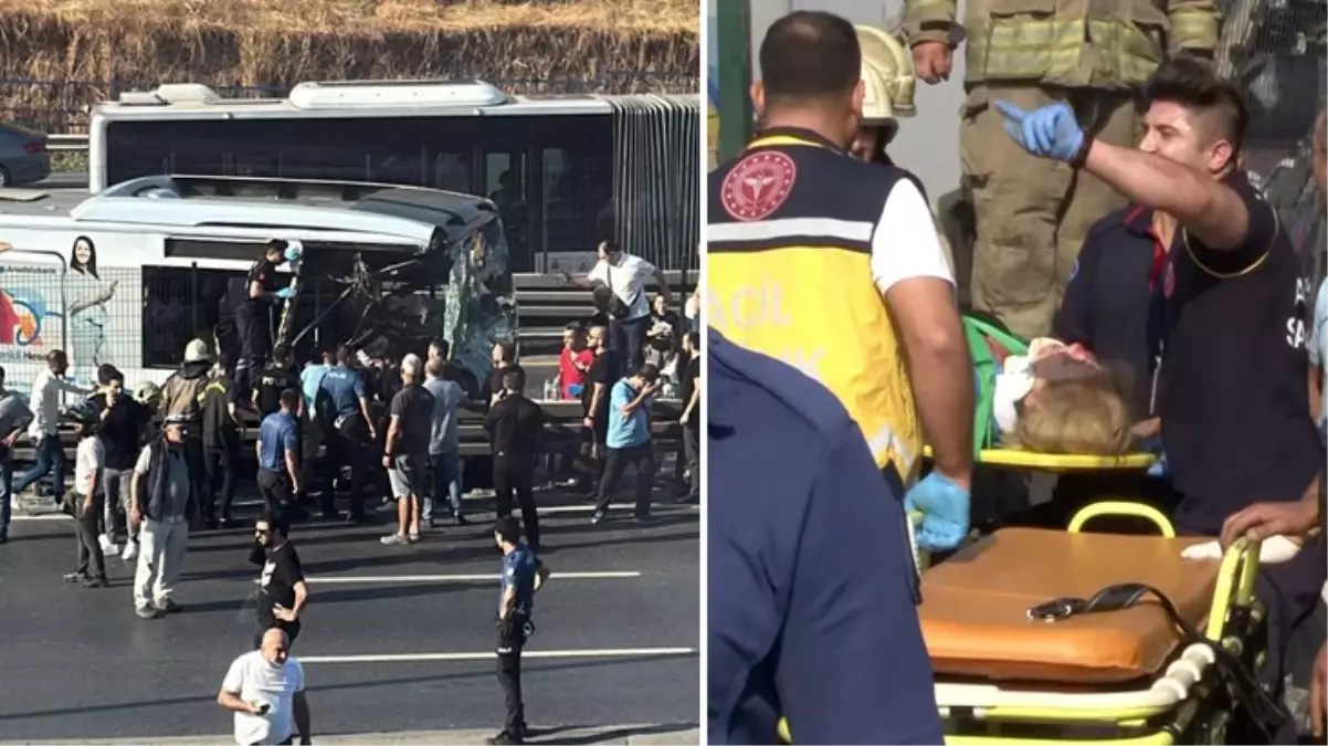 İstanbul\'da metrobüs kazası! 1 kişi hayatını kaybetti, 50 yaralı var