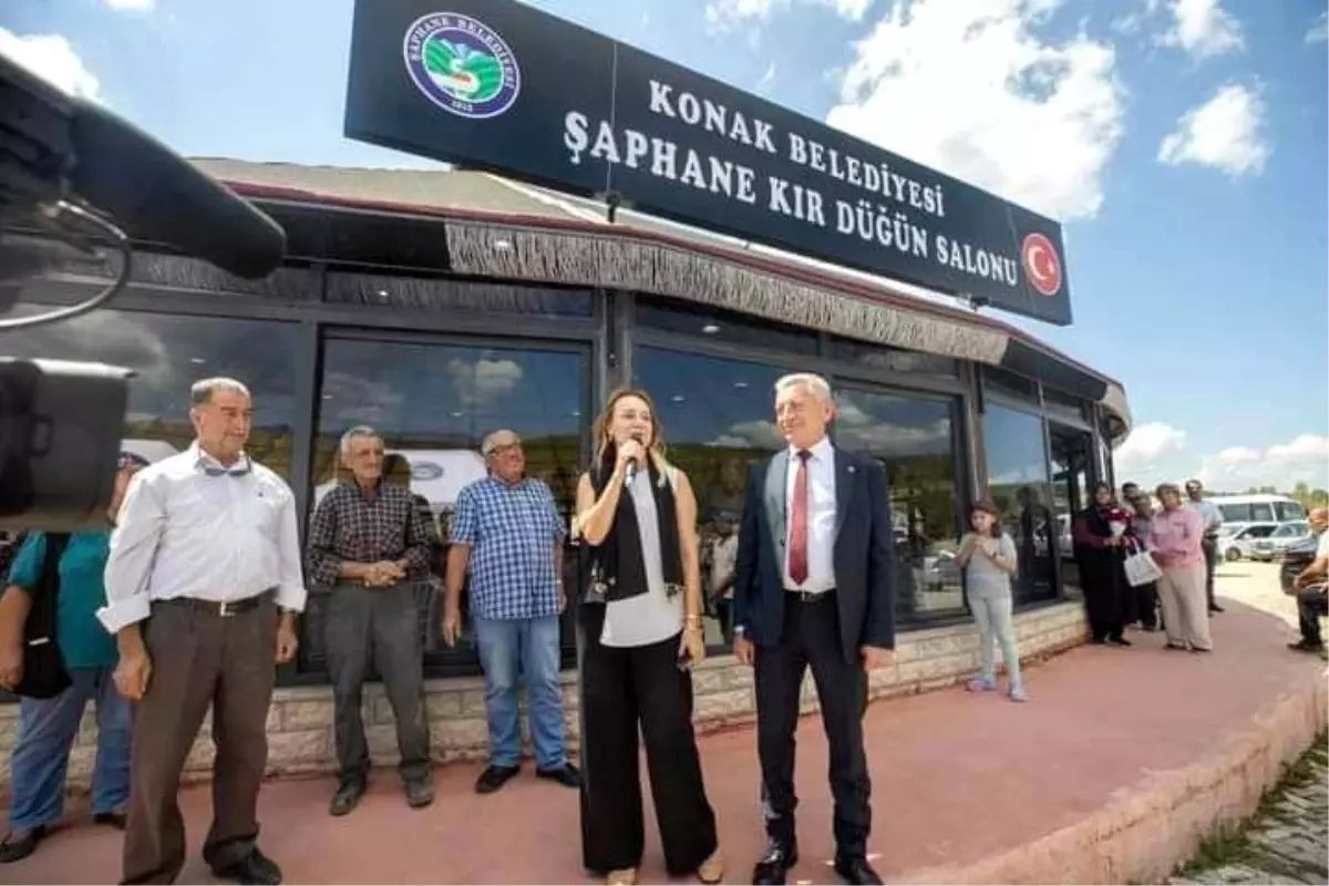 Şaphane\'deki kır düğün salonuna CHP\'li İzmir\'in Konak Belediyesi ismi tepkiyle karşılandı