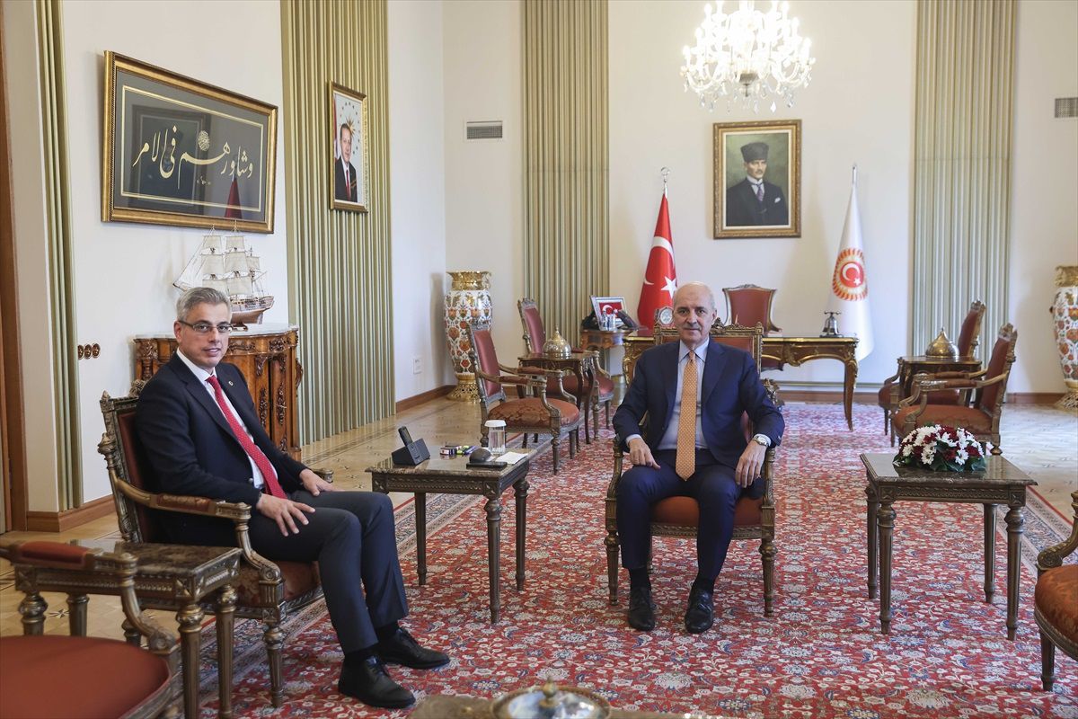 TBMM Başkanı Numan Kurtulmuş, Sağlık Bakanı Kemal Memişoğlu\'nu kabul etti
