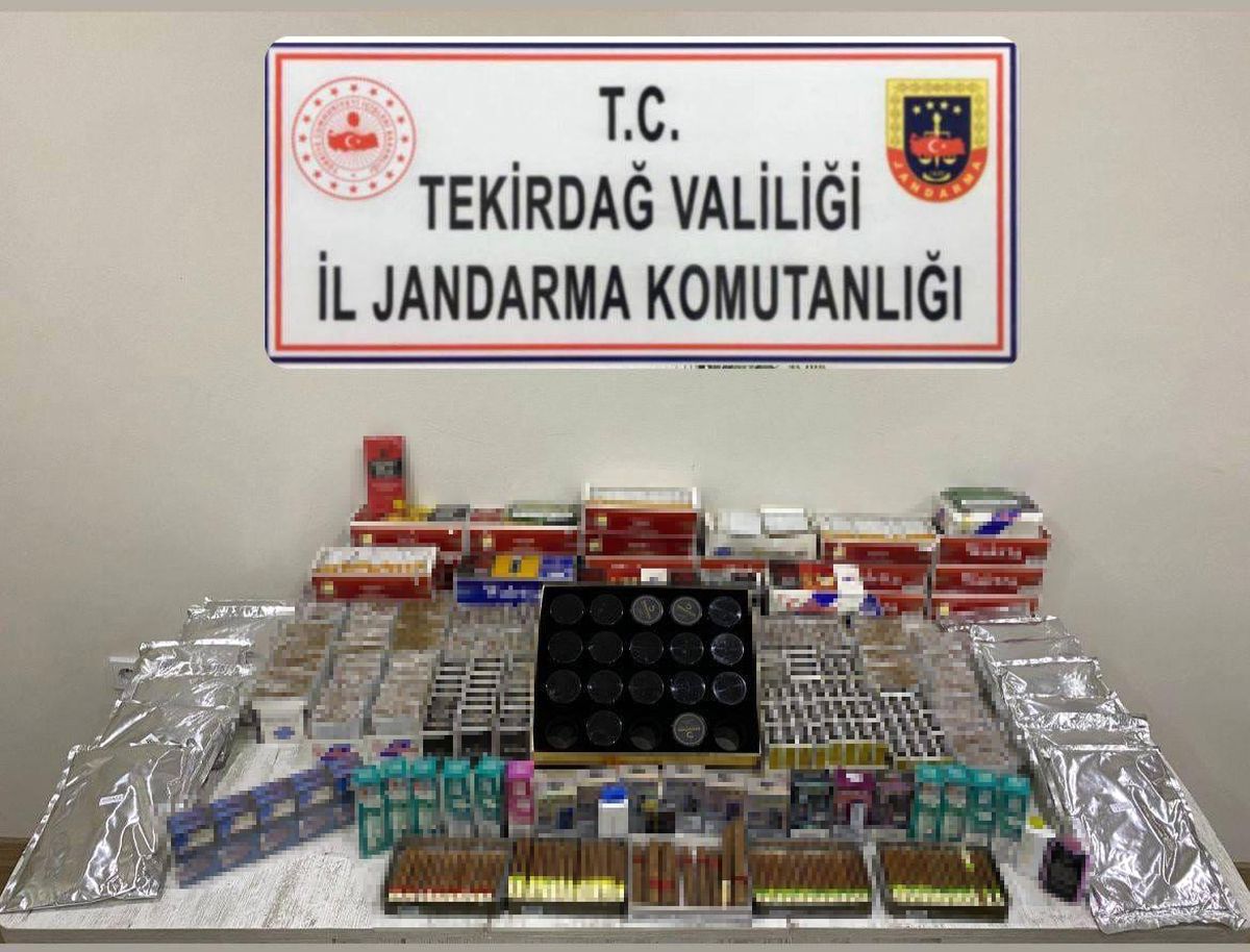 Çerkezköy\'de Kaçak Sigara Operasyonu