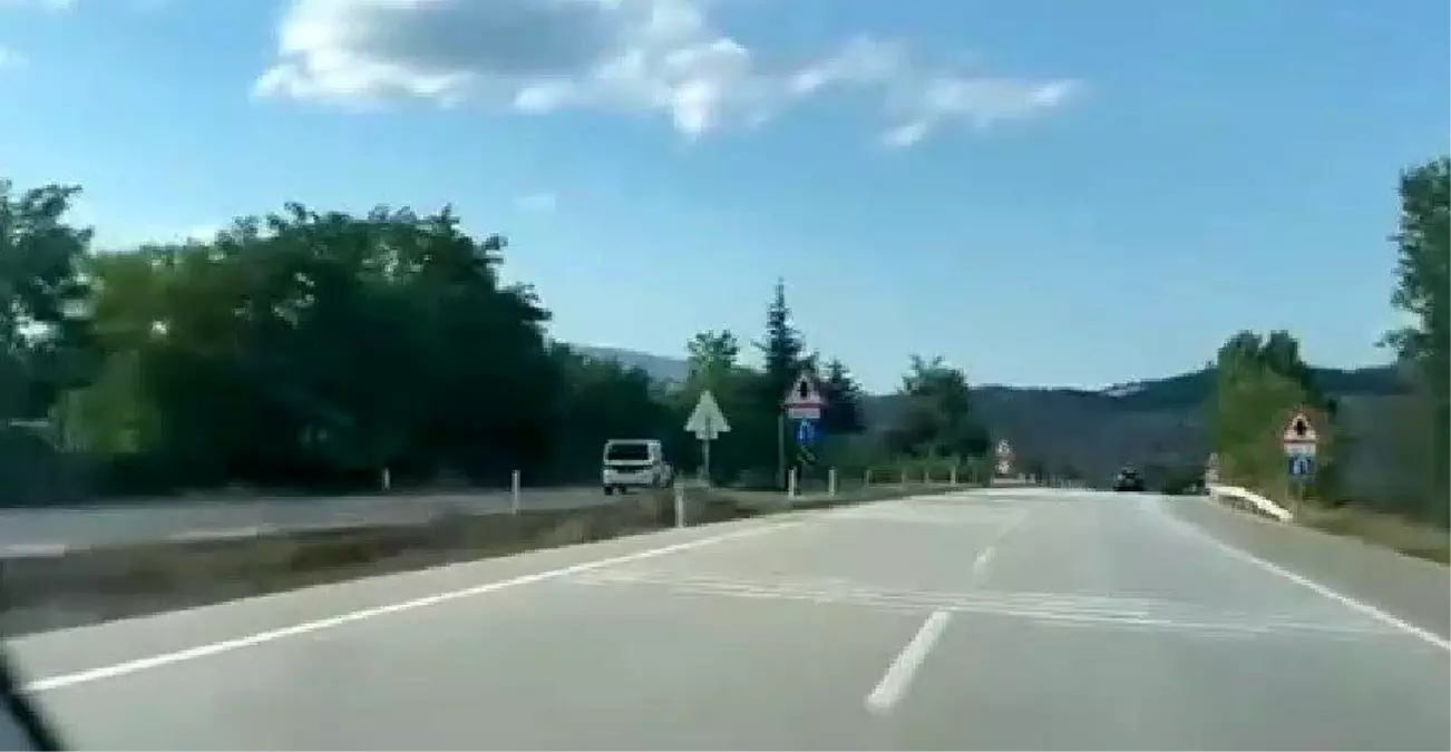 Karabük\'te Ters Yönde Giden Araç Trafiği Tehlikeye Attı