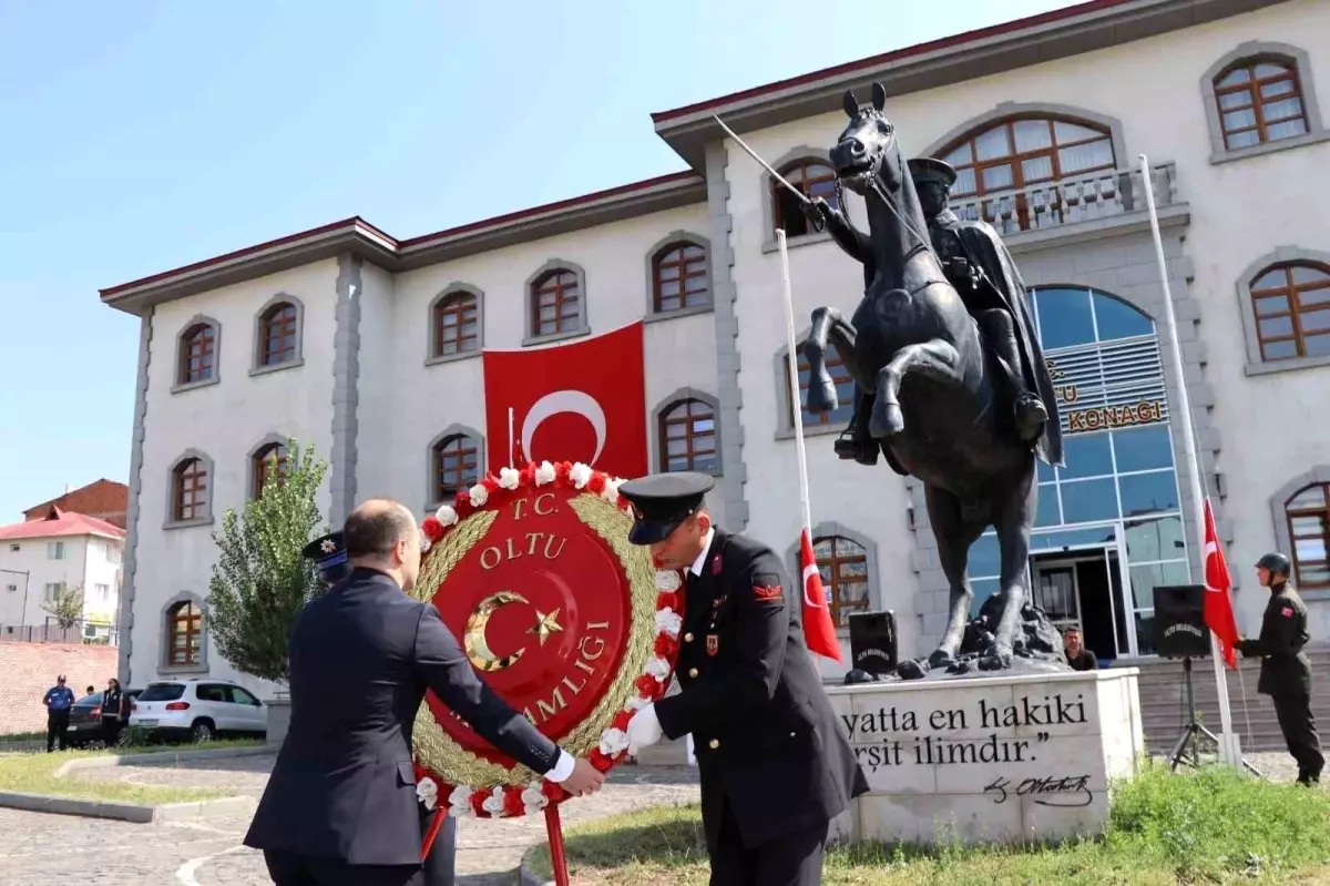 Erzurum\'un Oltu ilçesinde 30 Ağustos Zafer Bayramı kutlandı