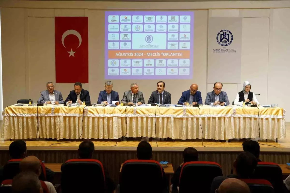 AK Parti Konya İl Başkanı ve Milletvekilleri Konya Ticaret Odası\'nın Ağustos Ayı Meclis Toplantısı\'na Katıldı