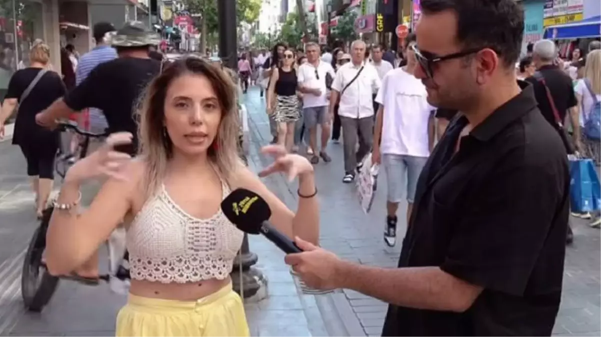 Sokak röportajı nedeniyle tutuklanan Dilruba Kayserilioğlu gece saatlerinde tahliye edildi