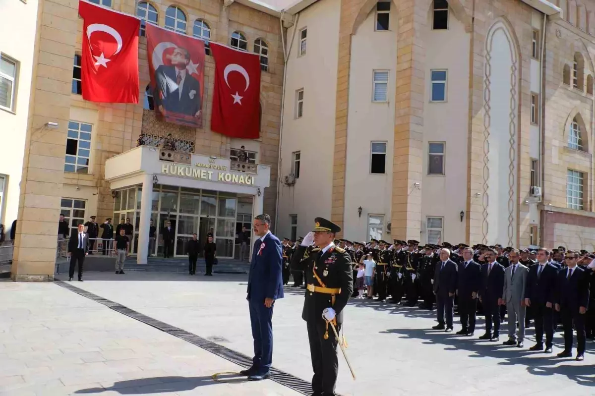 Hakkari\'de 30 Ağustos Zafer Bayramı Kutlamaları