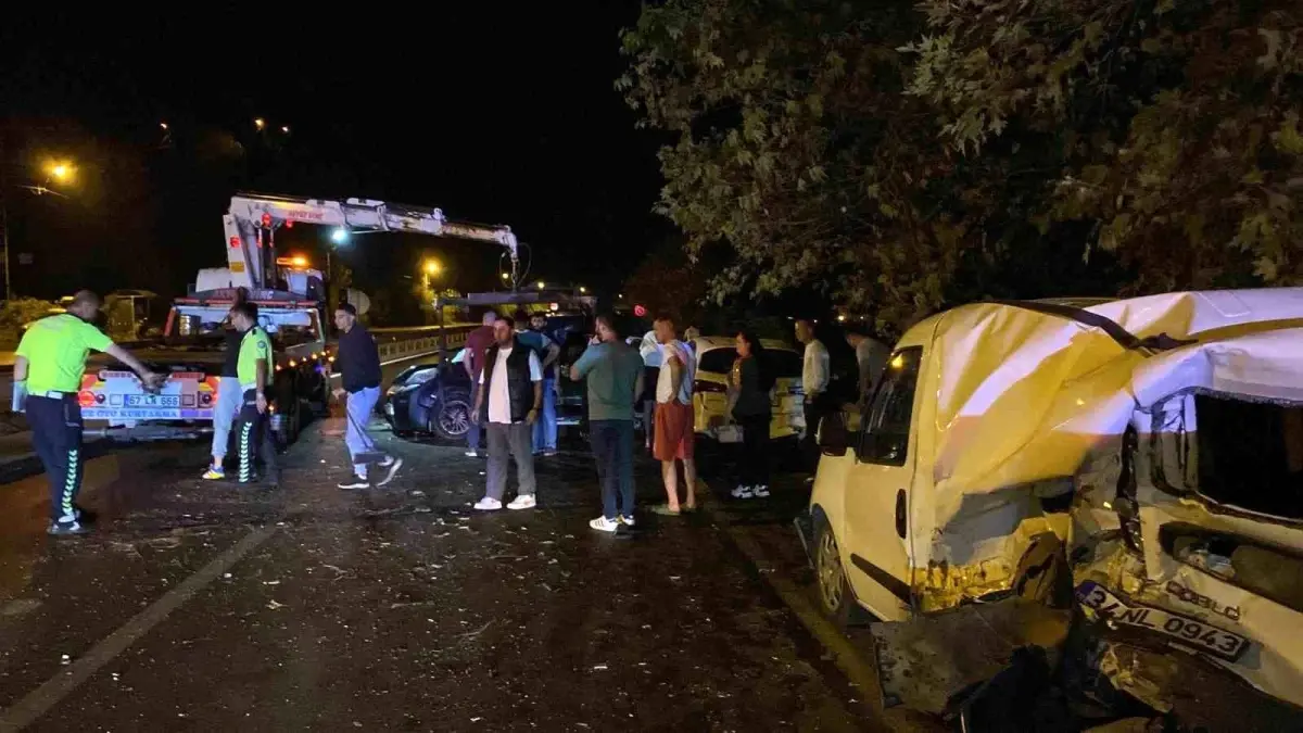 Zonguldak\'ın Ereğli ilçesinde trafik kazası: 1 yaralı