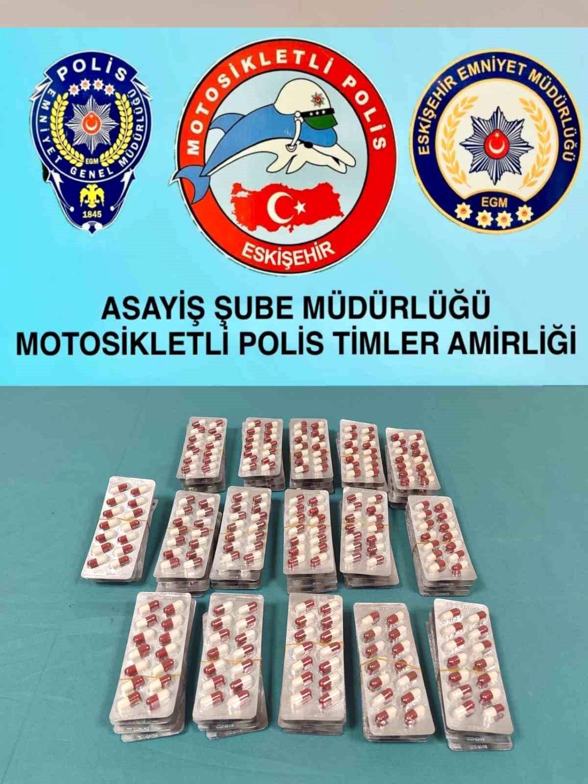 Eskişehir\'de 885 adet sentetik hap ele geçirildi, 1 kişi tutuklandı