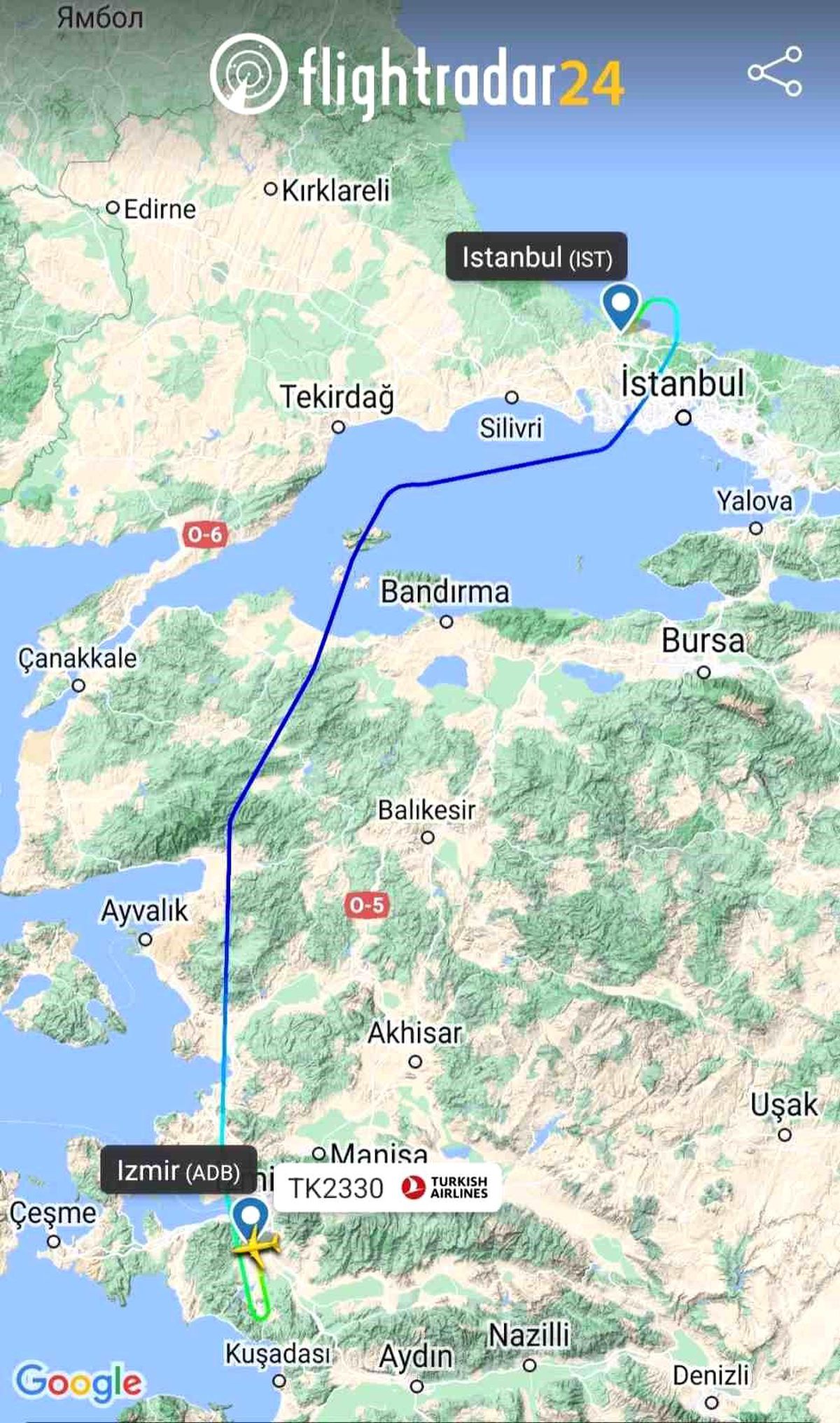 THY İstanbul-İzmir seferinde yolcu rahatsızlandı, sefer gecikmeli gerçekleşti
