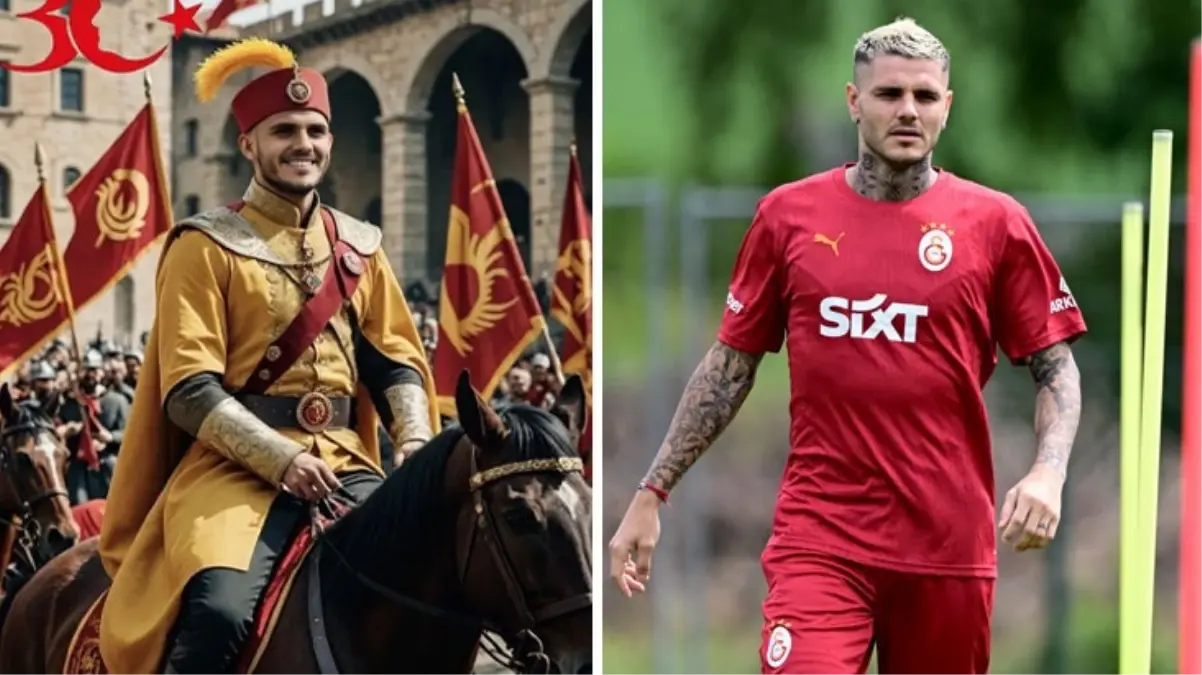 Sanki 40 yıldır Türkiye\'de! Icardi bu hareketiyle Türk halkının gönlünde taht kuracak