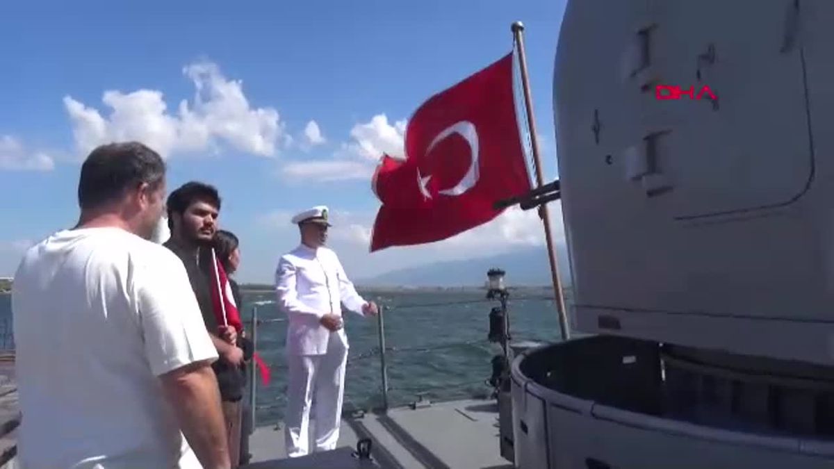 TCG Poyraz Hücumbotu 30 Ağustos Zafer Bayramı\'nda Kocaeli\'de Ziyaretçilere Açıldı