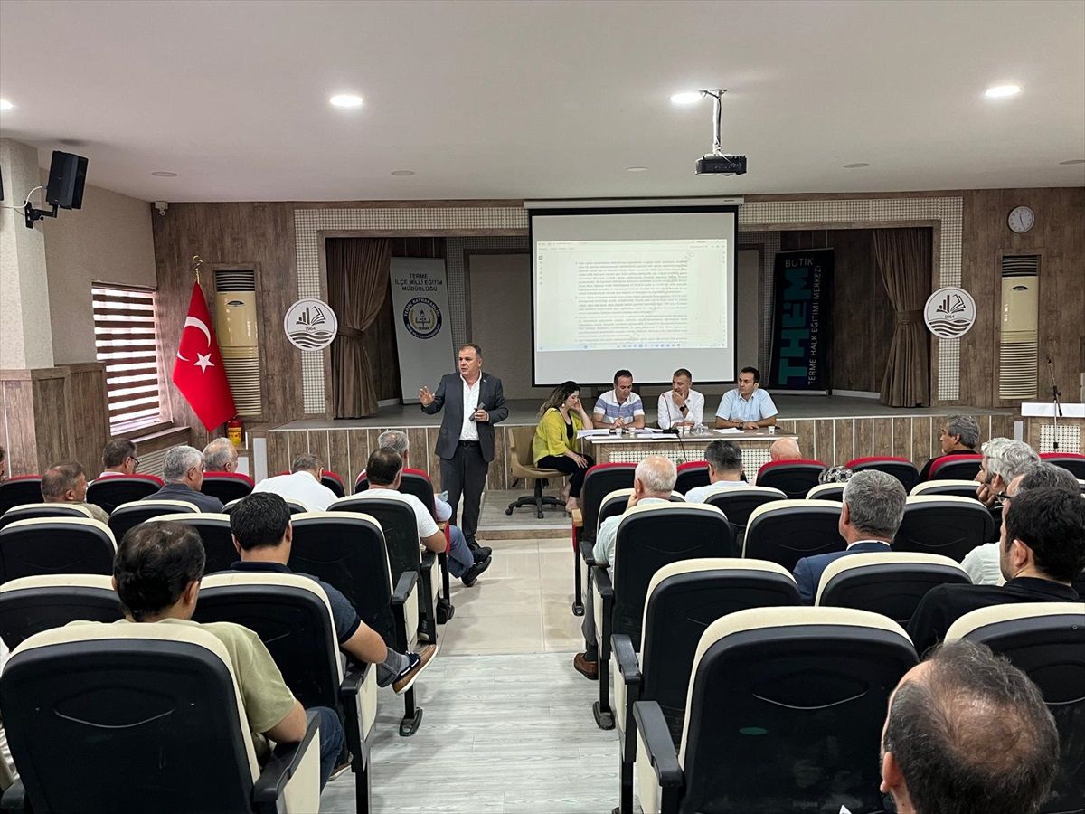 Samsun Terme\'de Müdürler Kurulu Toplantısı ve Maarif Modeli Bilgilendirme Toplantısı Gerçekleştirildi
