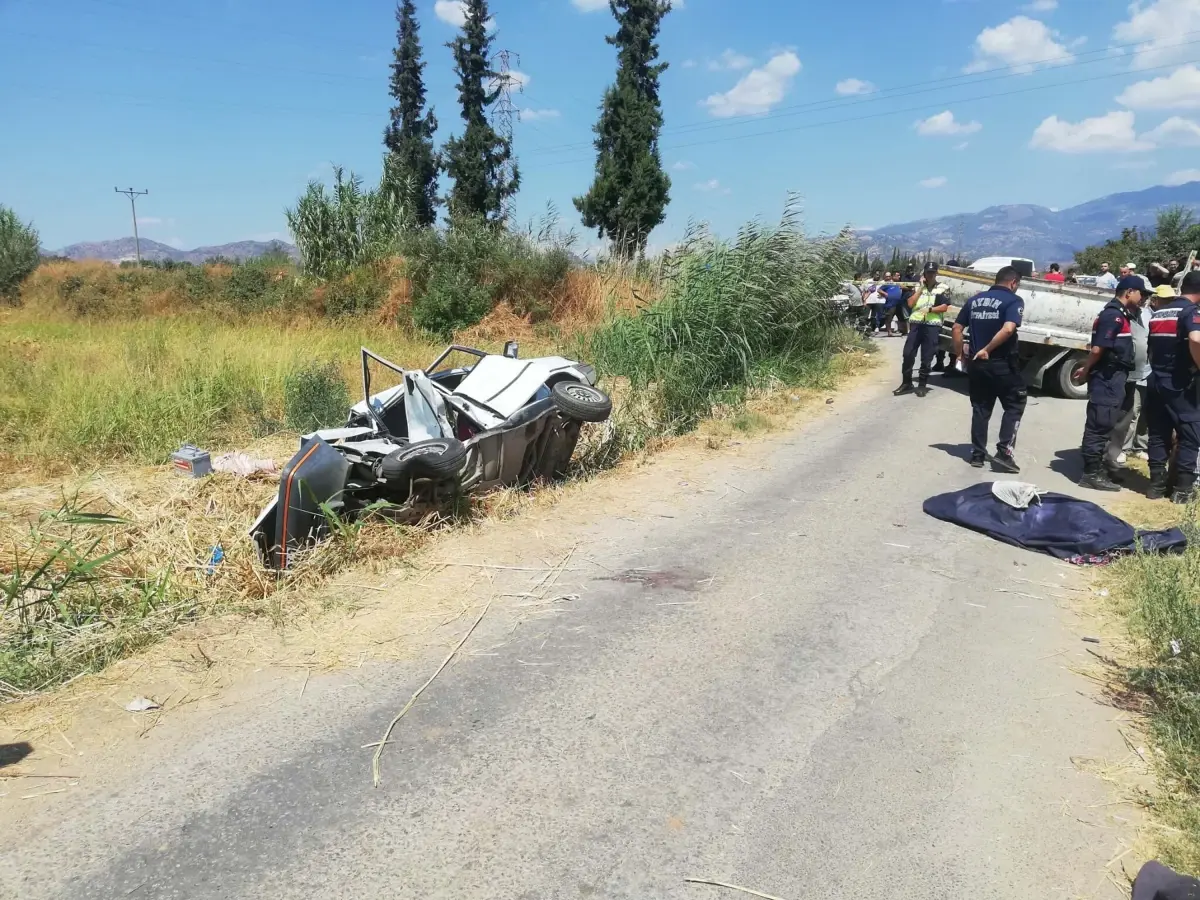 Aydın\'da korkunç kaza: 1 ölü, 6 yaralı