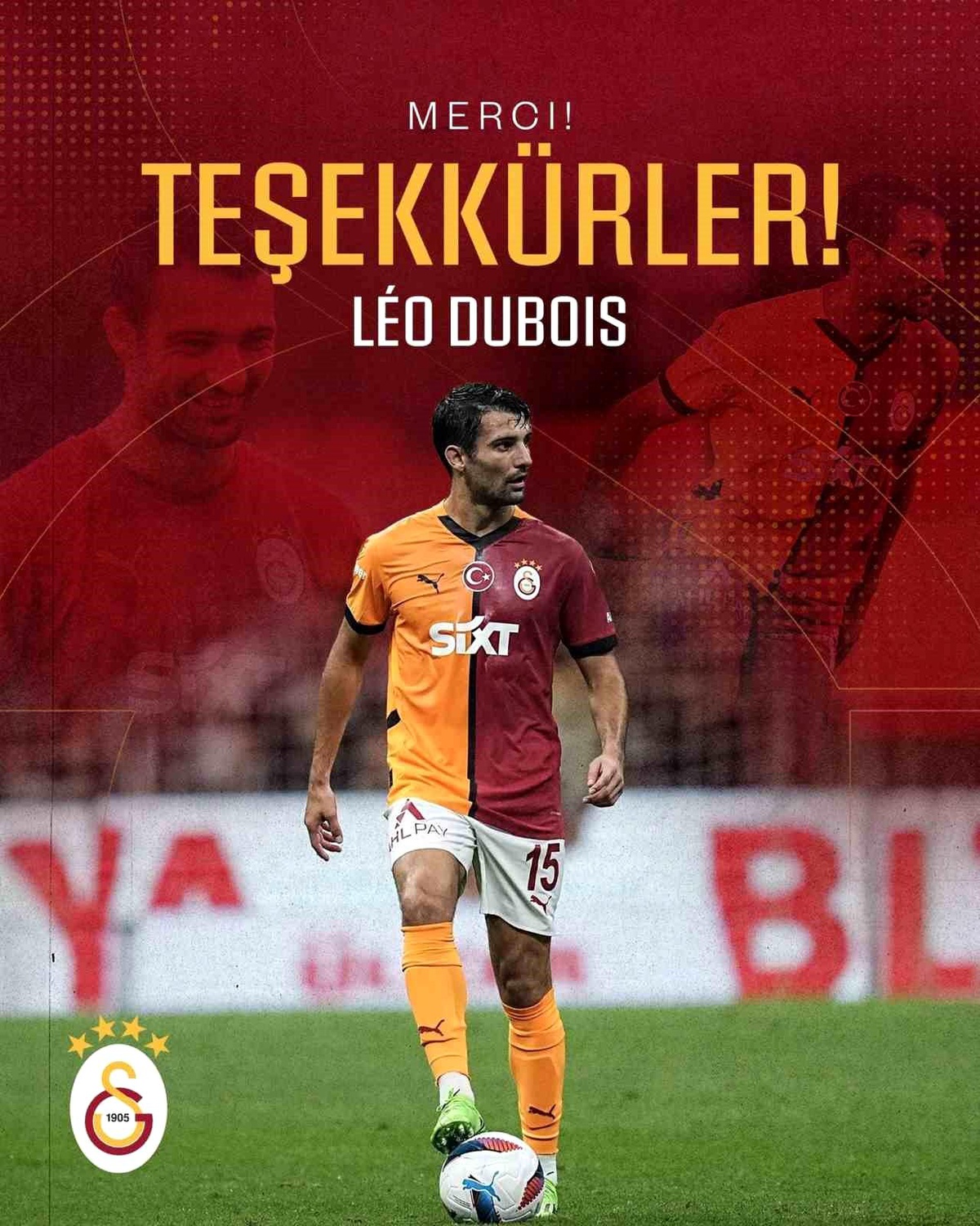 Galatasaray, Leo Dubois\'nın sözleşmesini sona erdirdi