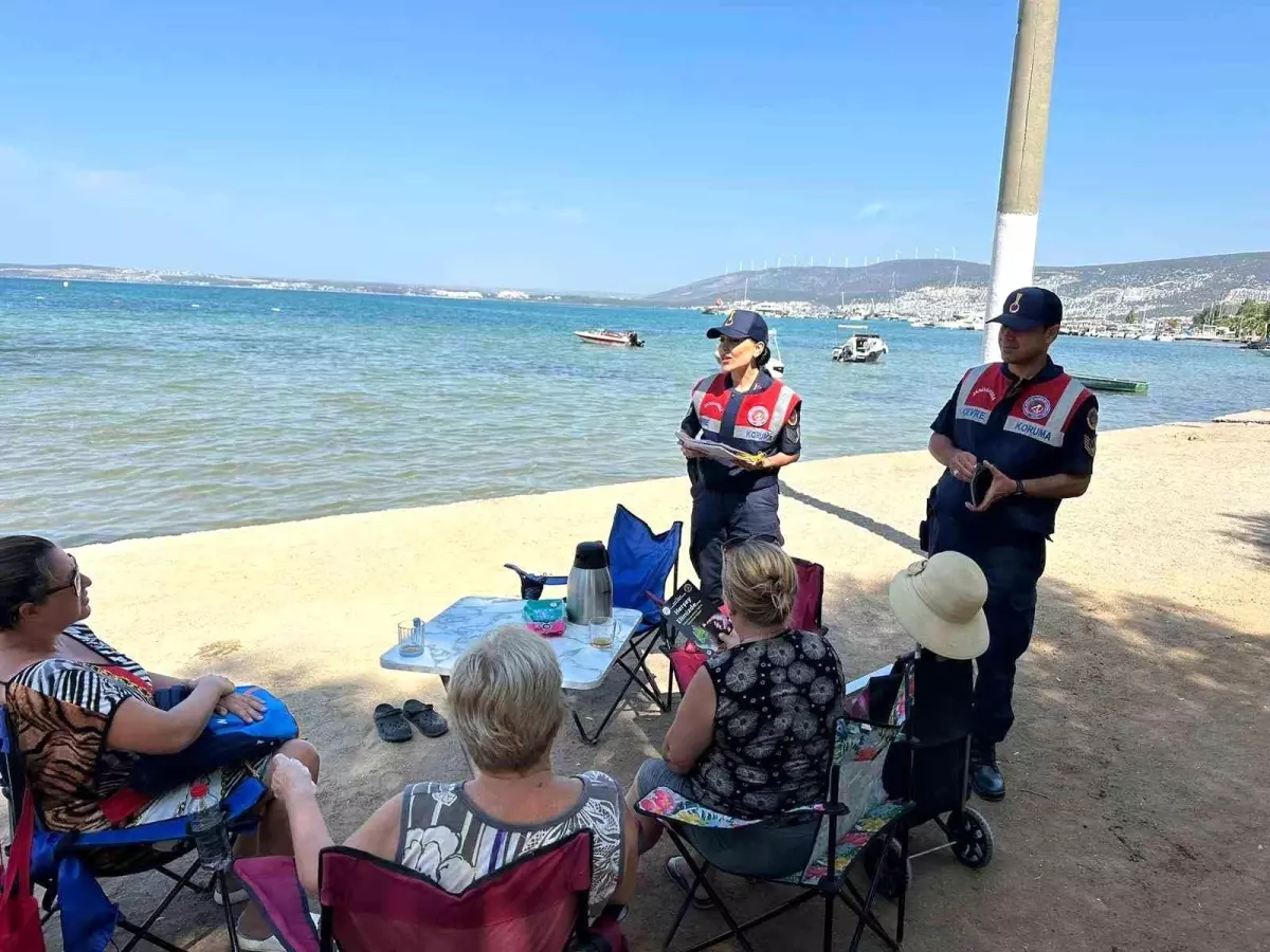 Didim\'de Jandarma, Orman Yangınlarına Karşı Vatandaşları Uyardı