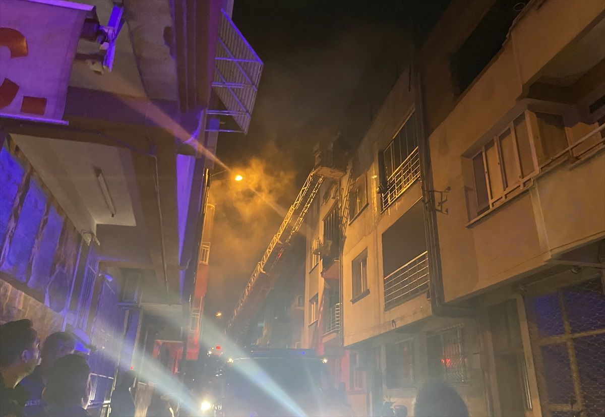 Manisa\'nın Alaşehir ilçesinde çıkan yangın hasara neden oldu