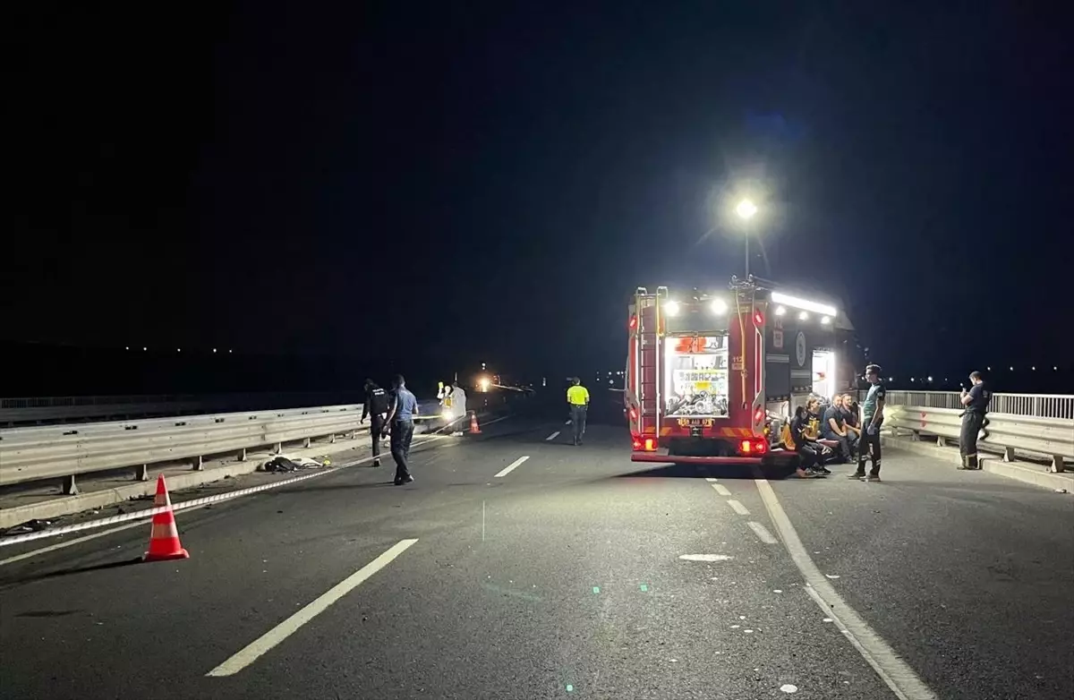 Tekirdağ\'da motosiklet kazasında sürücü hayatını kaybetti