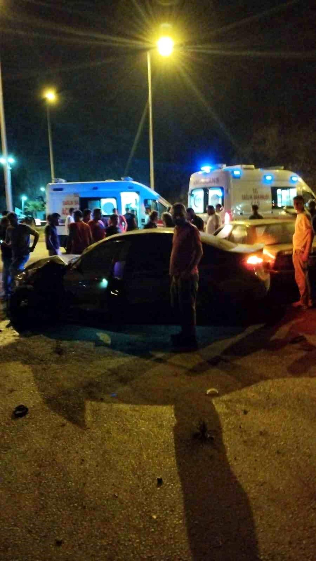 Zonguldak\'ın Ereğli ilçesinde trafik kazası: 2 yaralı
