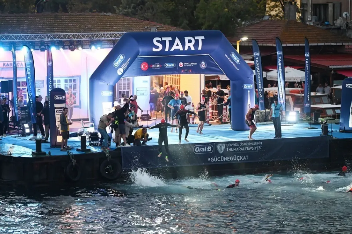 Dünyada iki kıta arasında gerçekleşen tek triatlon yarışması Oral-B Challenge İstanbul, Beykoz\'da yapıldı