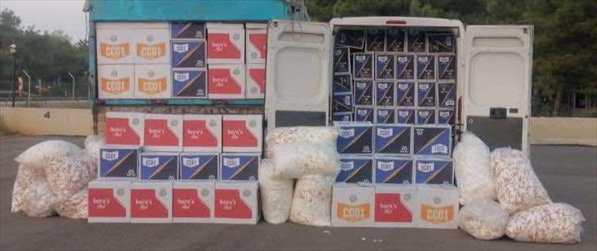 Adana\'da 5 milyon 810 bin makaron ele geçirildi