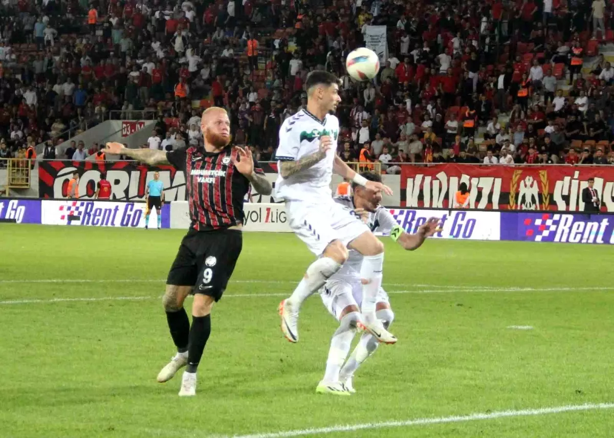 Çorum FK, Sakaryaspor ile 1-1 berabere kaldı