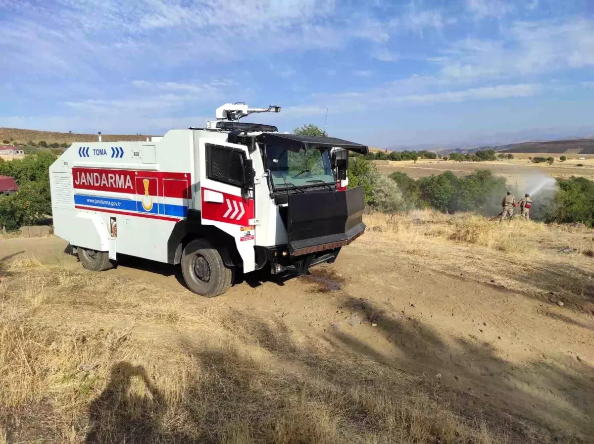 Tunceli\'nin Ovacık ilçesinde çıkan yangında 11 hektarlık alan zarar gördü