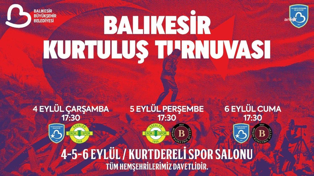 Balıkesir Kurtuluş Turnuvası düzenleniyor