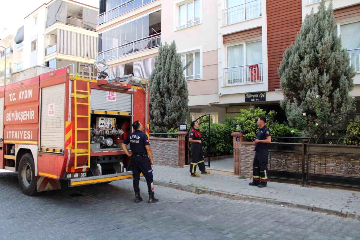Aydın\'da ocak yangını itfaiyenin hızlı müdahalesiyle söndürüldü