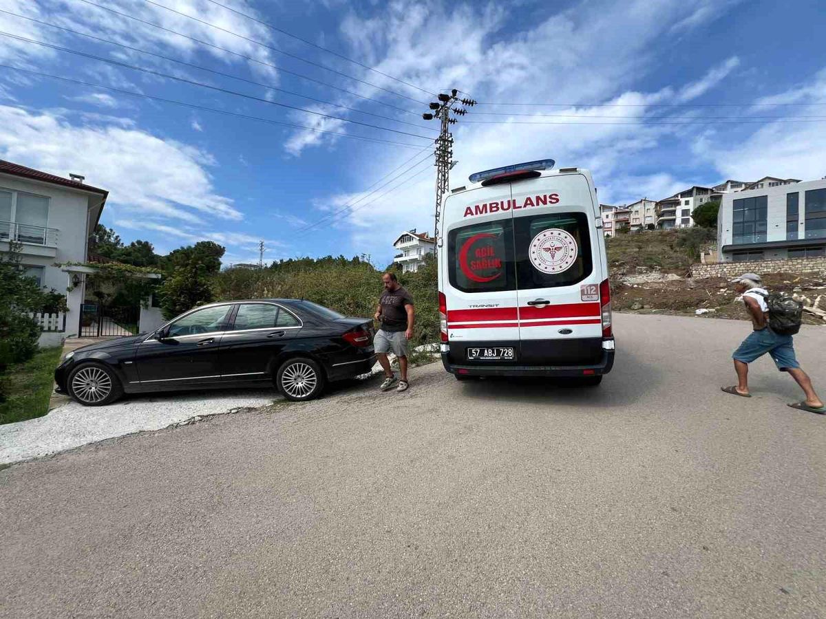 Sinop\'ta trafik kazası: 2 yaralı