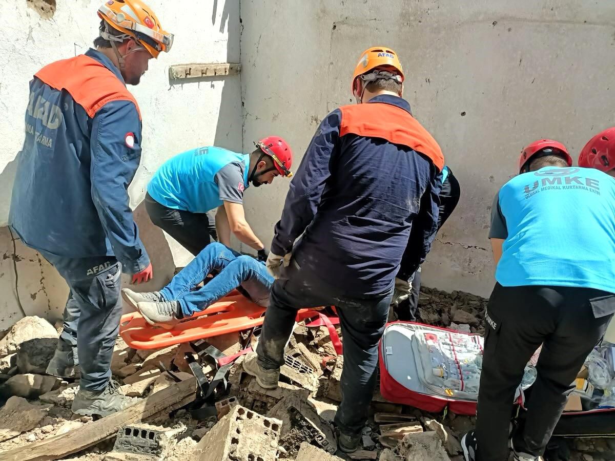 Bayburt AFAD, Erzurum\'da Deprem Tatbikatına Katıldı