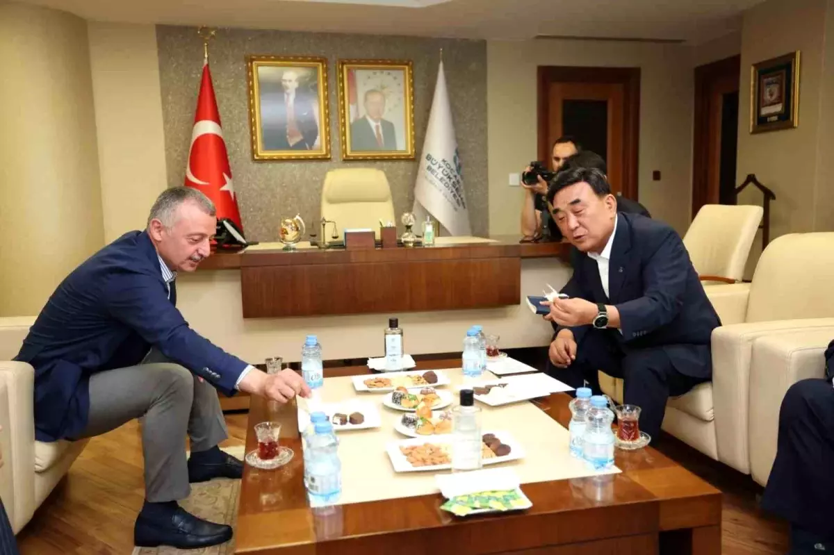 Güney Kore\'nin Ulsan Belediye Başkanı Kocaeli\'ye Ziyarette Bulundu