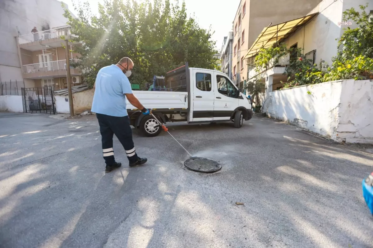 Karşıyaka Belediyesi Haşerelere Karşı Toplu Saha Çalışması Yapıyor