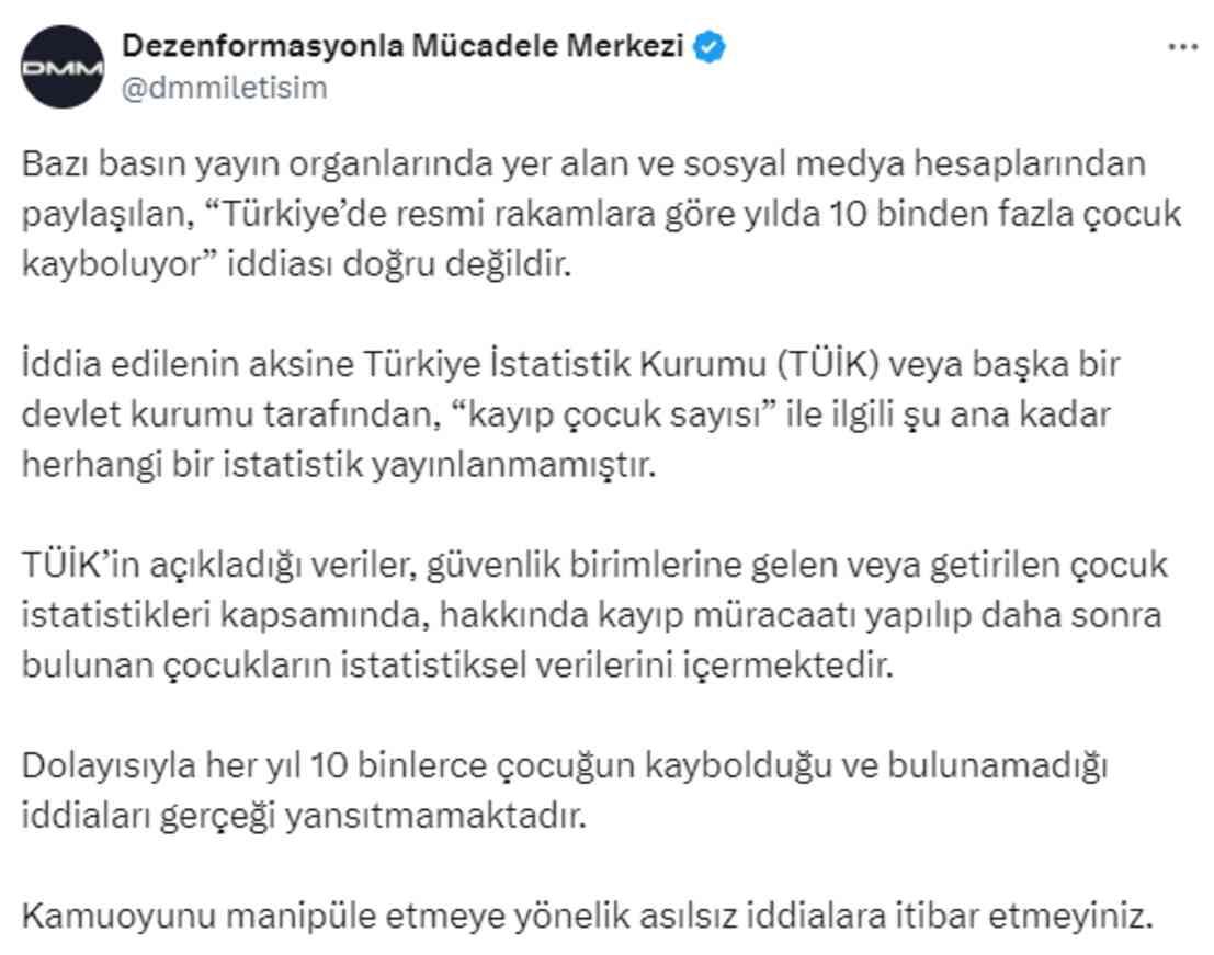 Kayıp Narin'le ilgili konuşan Altaylı'nın iddiasına Cumhurbaşkanlığından yalanlama geldi