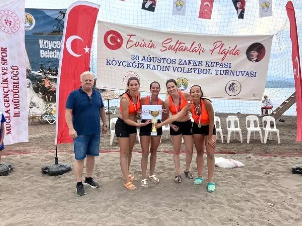 Muğla\'da 3. Zafer Kupası Plaj Voleybolu Turnuvası Son Buldu