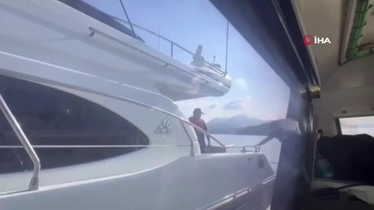 Marmaris\'te Milyon Dolarlık Yatla Düzensiz Göçmen Kaçakçılığına Operasyon