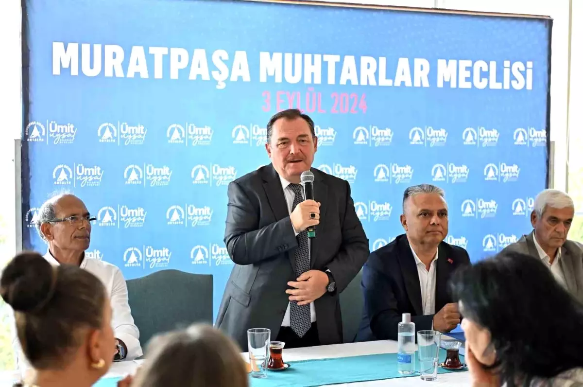 Muratpaşa Muhtarlar Meclisi Toplantısı Gerçekleştirildi