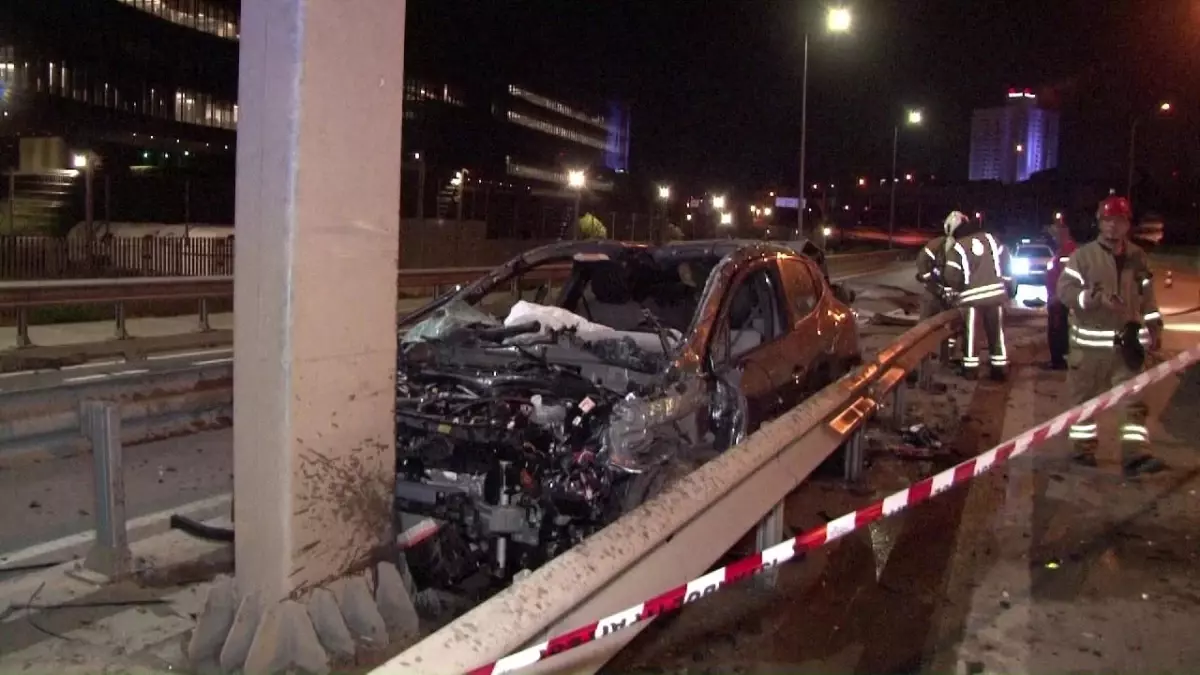 Kurtköy-Pendik Bağlantı Yolunda Alkollü Sürücü Kazaya Neden Oldu