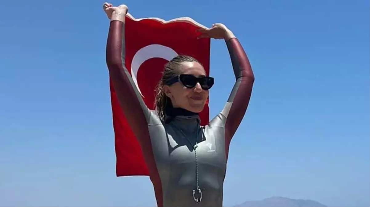 Şahika Ercümen, Serbest Dalış Türkiye Şampiyonası\'nda 3 altın madalya birden kazandı