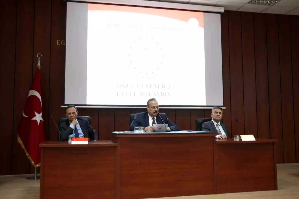 Aydın\'da 2024-2025 Eğitim-Öğretim Yılı Okul Güvenliği Toplantısı