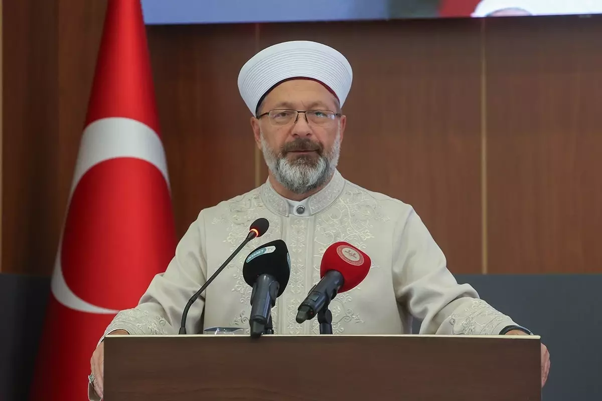 Diyanet İşleri Başkanı Erbaş: Müslümanların Birliği ve Dayanışması Şart