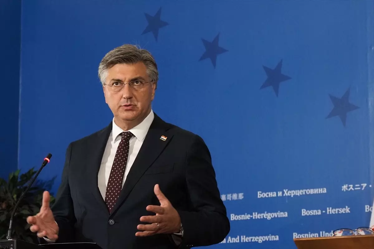 Hırvatistan Başbakanı Plenkovic, Bosna Hersek\'e Destek Hedeflerini Açıkladı