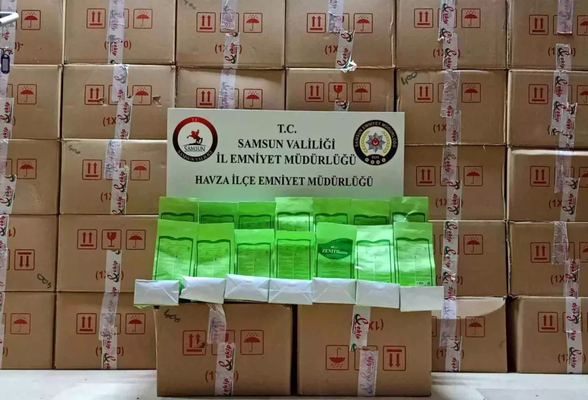 Samsun\'da Satışı Yasaklanmış Bitki Güçlendirme Tozu Ele Geçirildi