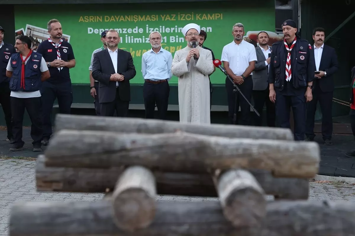 Erbaş İzcilik Kampını Ziyaret Etti