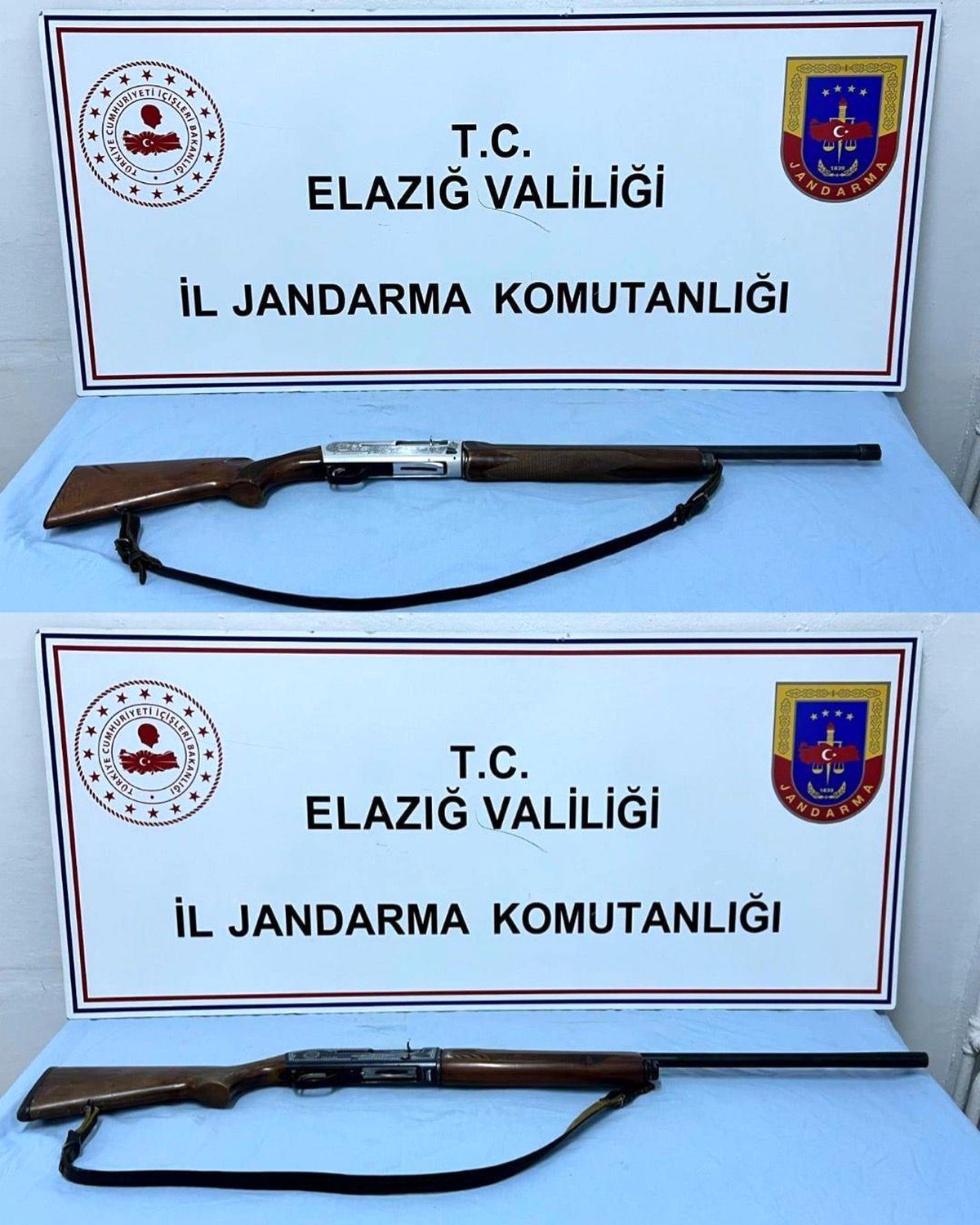 Elazığ\'da Jandarmadan Şok Uygulaması: 2 Ruhsatsız Av Tüfeği Ele Geçirildi