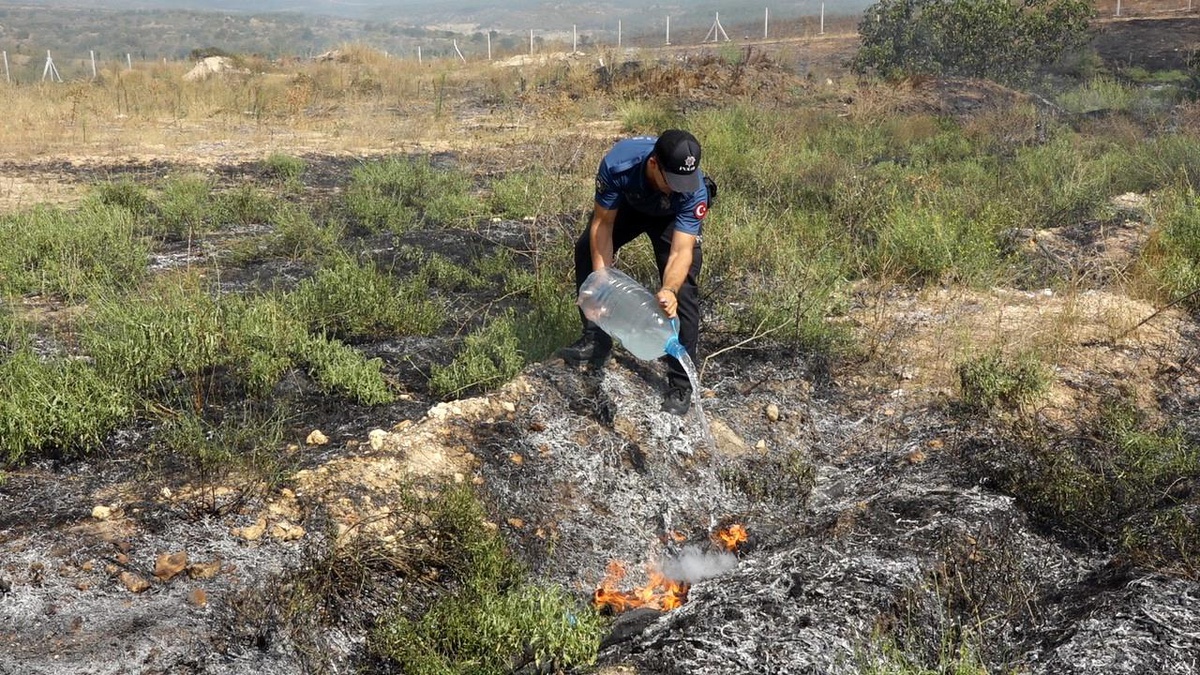 Kırklareli\'nde Otluk Alanda Çıkan Yangın Kontrol Altına Alındı