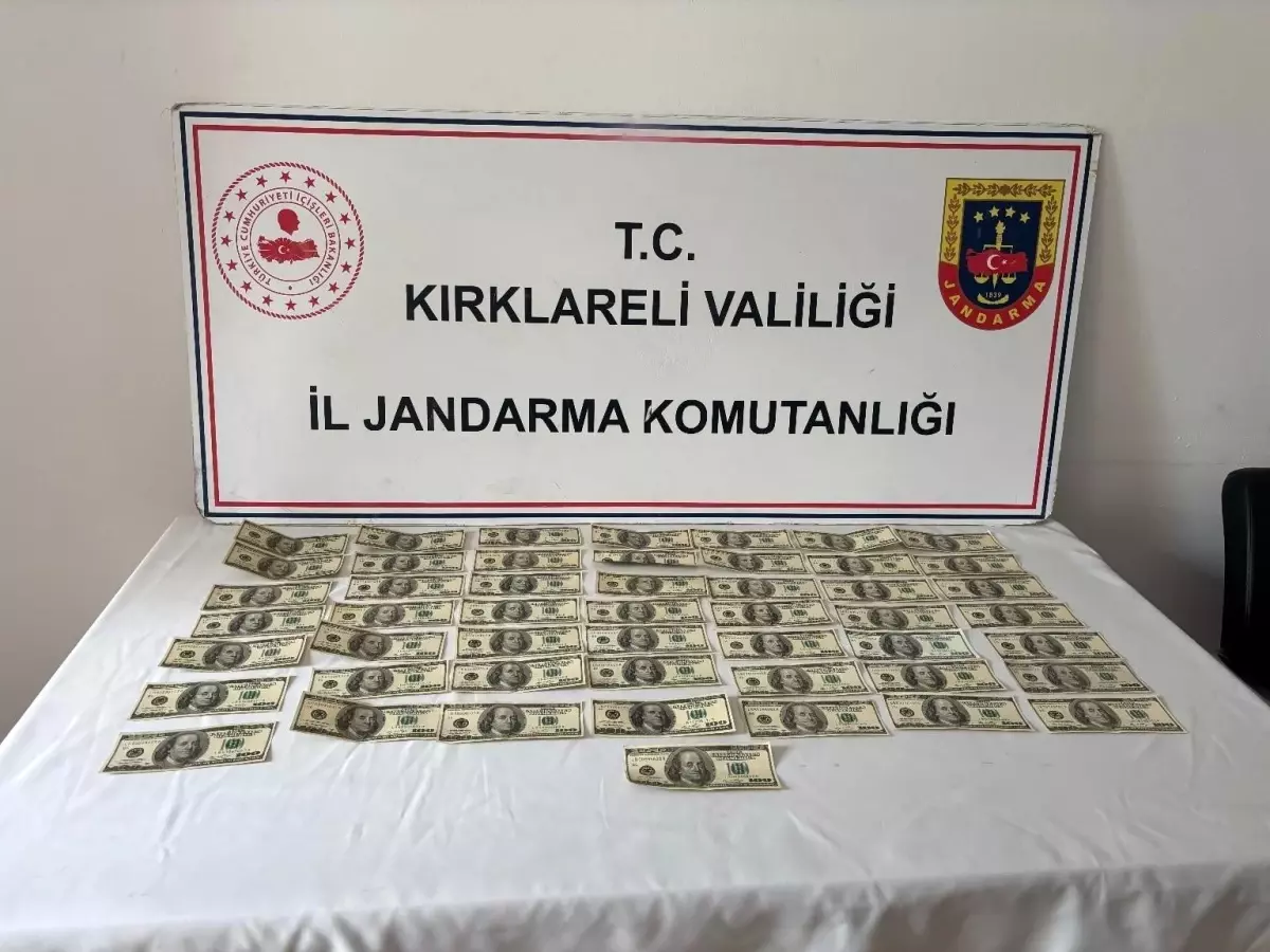 Kırklareli\'nde Sahte Para Operasyonu: 5 Bin Dolar Ele Geçirildi